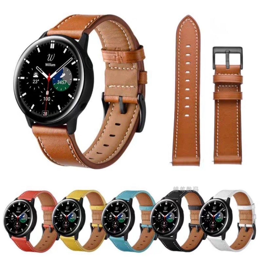 Replacement Leather Watch Strap for Samsung Galaxy Smart Watch 3