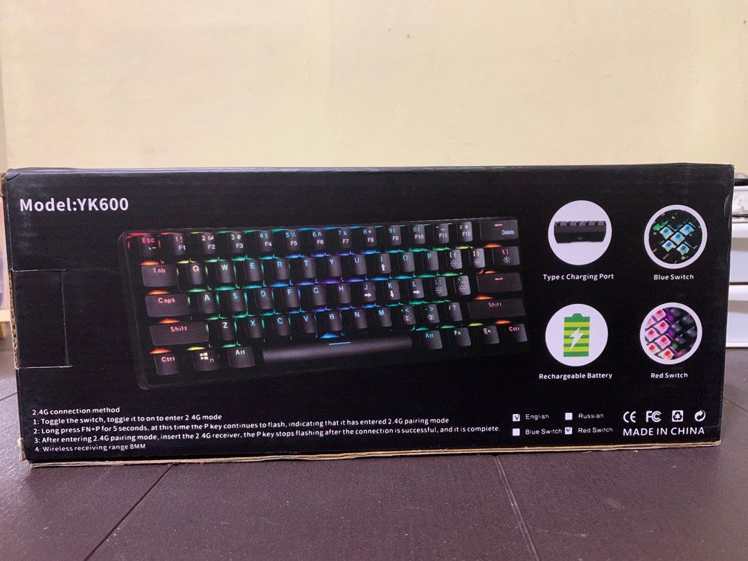 RK61 RGB Hotswap (Category: Computer Keyboard) located in Quezon City. Submitted by weeklydeclutter (Listing ID 1261142318, Image 3). Description: Royal Kludge 61 (White) -RGB -Hot swappable -Modded (EVA Foam, Tape, Clay [spacebar]) -Upgraded to Brown Gateron Switch - No charger MODEL: YK600 Add-on: Red Gateron Switch - 450 Php Take all: 1950 Php NEGOTIABLE.