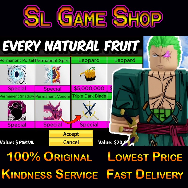 Blox fruit rumble fruit, Video Gaming, Gaming Accessories, In-Game Products  on Carousell