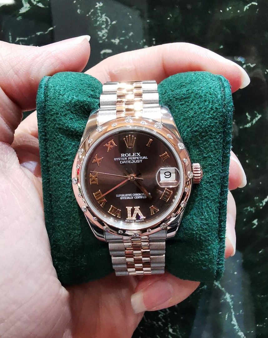 Chocolate diamond clearance watch