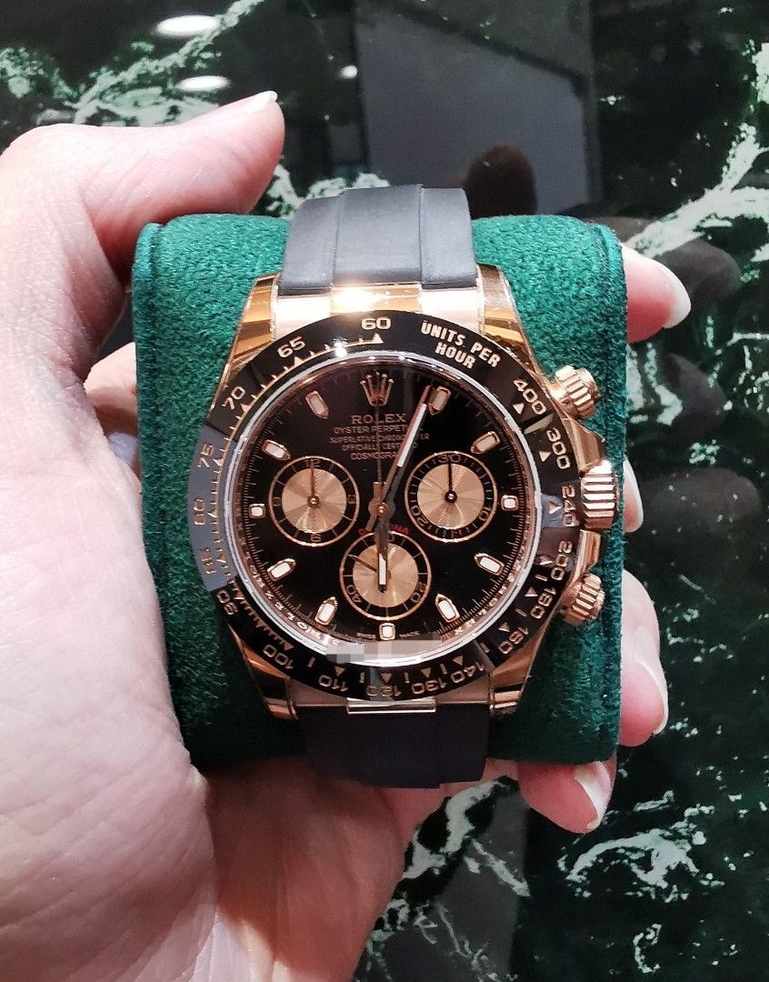 Daytona rose discount gold black