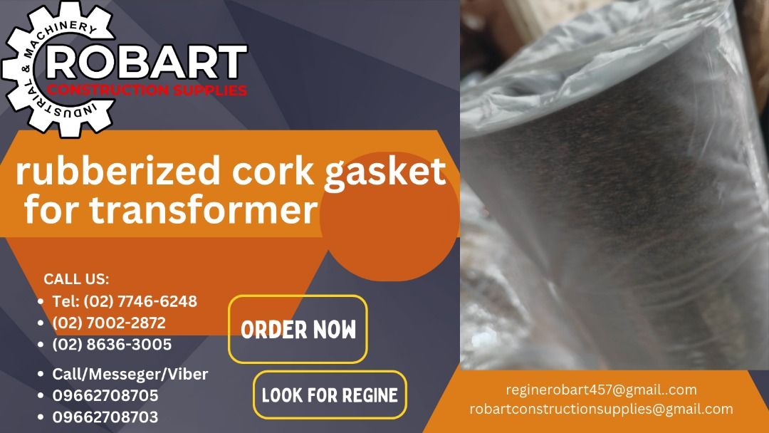 rubberized cork gasket for transformer, Commercial & Industrial
