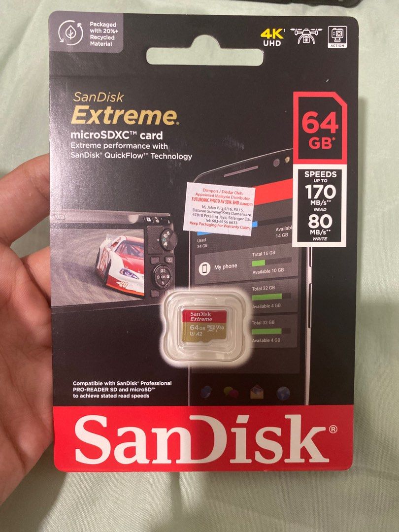 SanDisk official micro sd card, Mobile Phones & Gadgets, Mobile