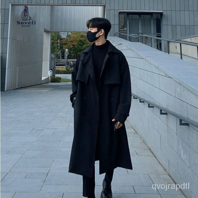 Korean trench coat men outlet