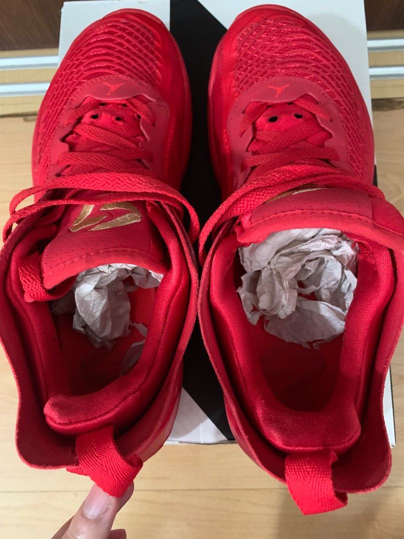 Solid red jordans Clearance