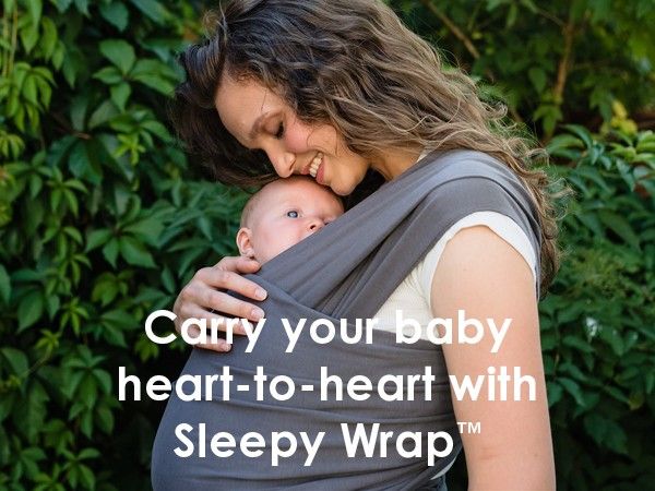 Sleepy Wrap Baby Carrier Newborn to Toddler Hands Free
