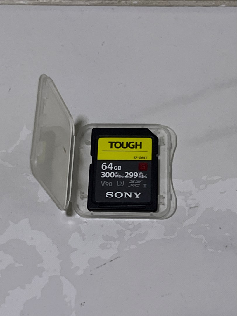 Sony Tough SD card UHS II V90 64 GB, Photography, Photography ...