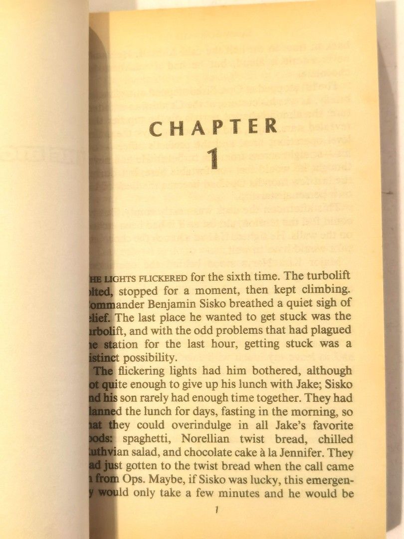 Star Trek Deep space nine The big game Book By Sandy Schofield, Hobbies