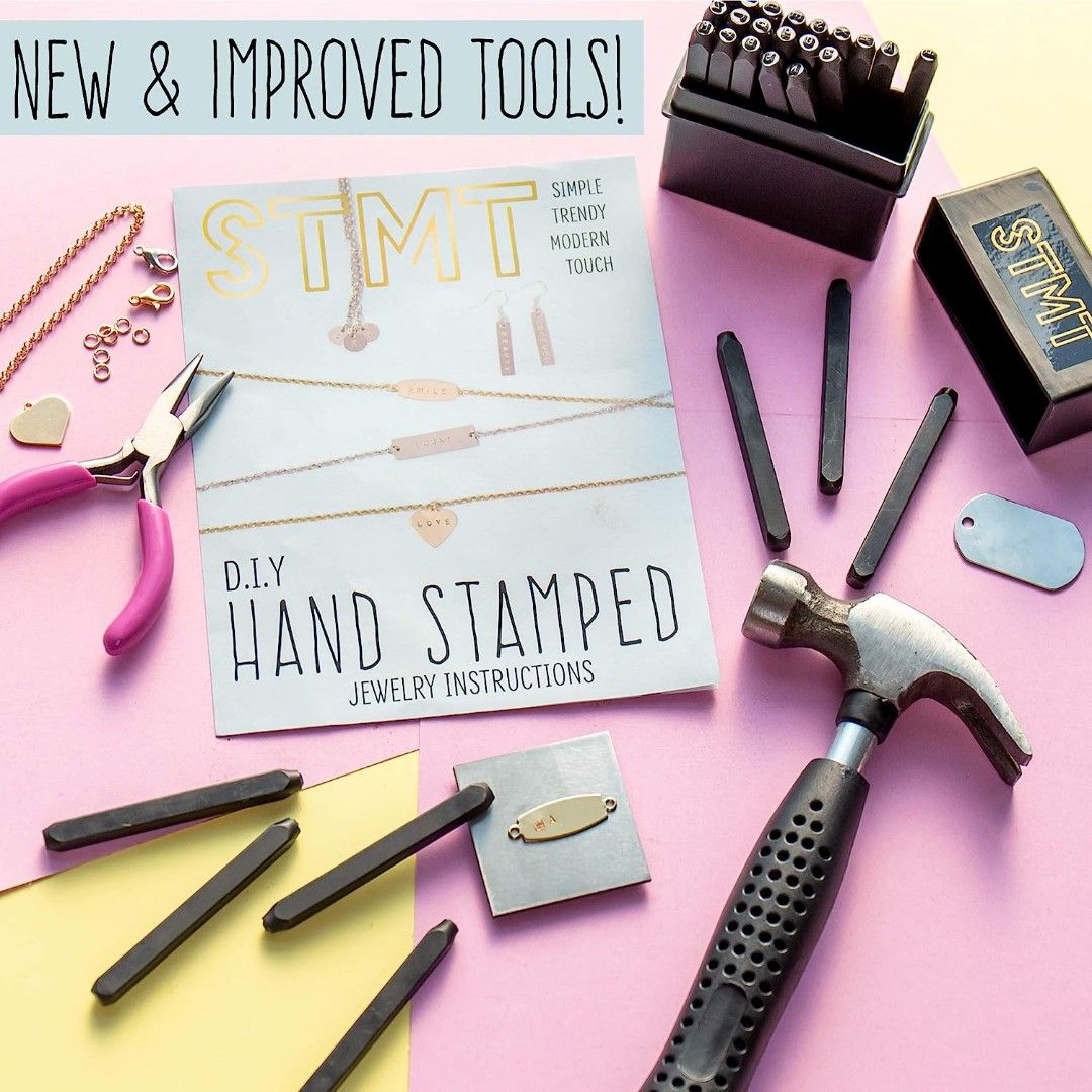 DIY Hand Stamped Metal Jewelry Kit - STMT