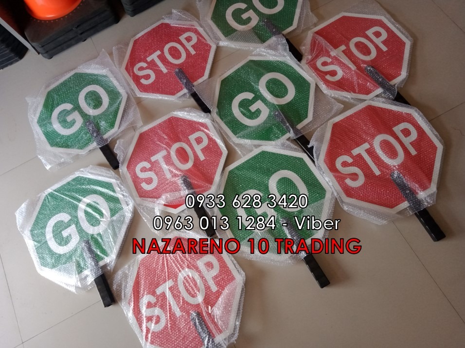 Stop and Go Paddle Sign, Commercial & Industrial, Industrial Equipment ...