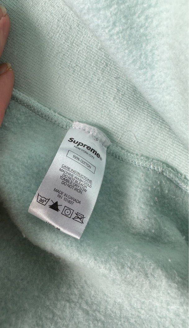 Supreme Box Logo Hoodie Ice Blue Men s Fashion Tops Sets