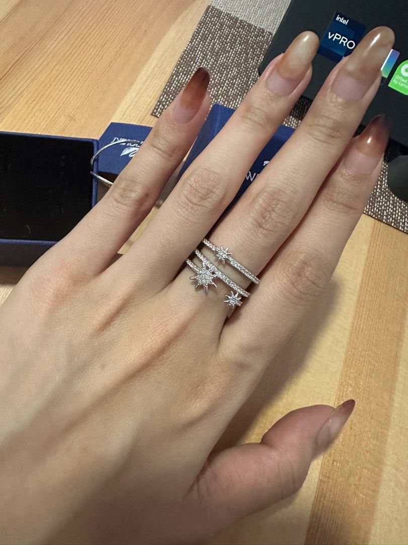 Swarovski fizzy ring set best sale