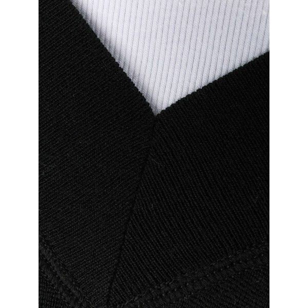T by Alexander Wang Bi layered V neck Sweater Women s Fashion