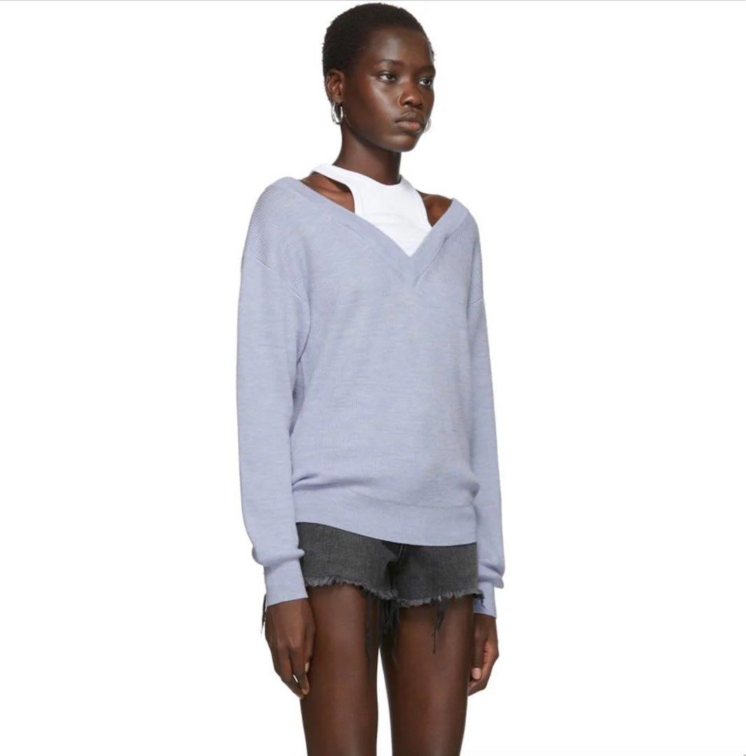 Alexander wang v neck sweater outlet