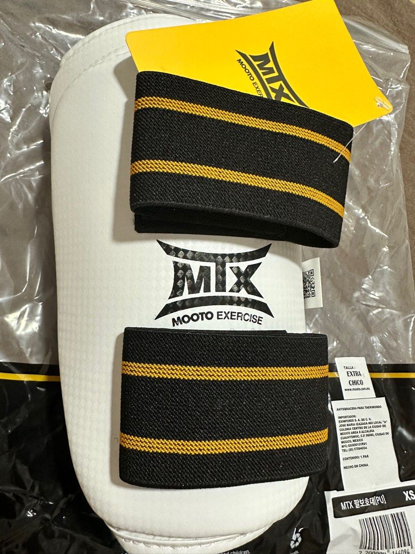 AAMA Martial Arts Hand & Forearm Protector - Elastic Taekwondo Arm Guards For Kids & Adults