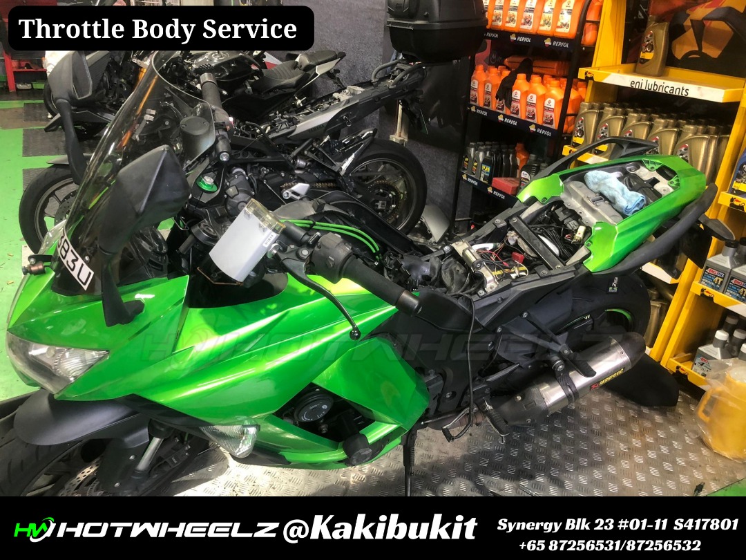 THROTTLE BODY SERVICE & SYNCKAWASAKI Z1000, Motorcycles, Motorcycle