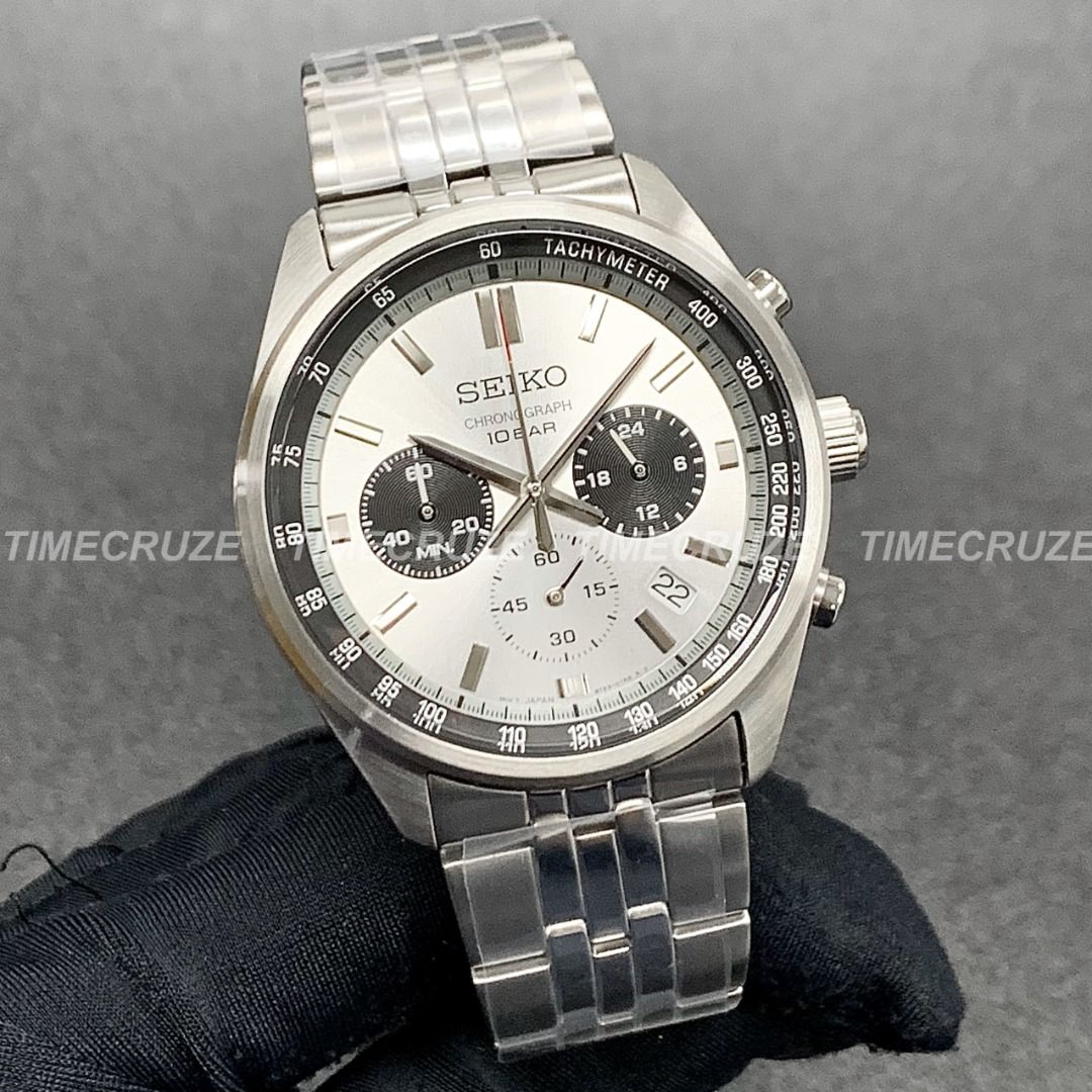 Seiko quartz deals chronograph tachymeter