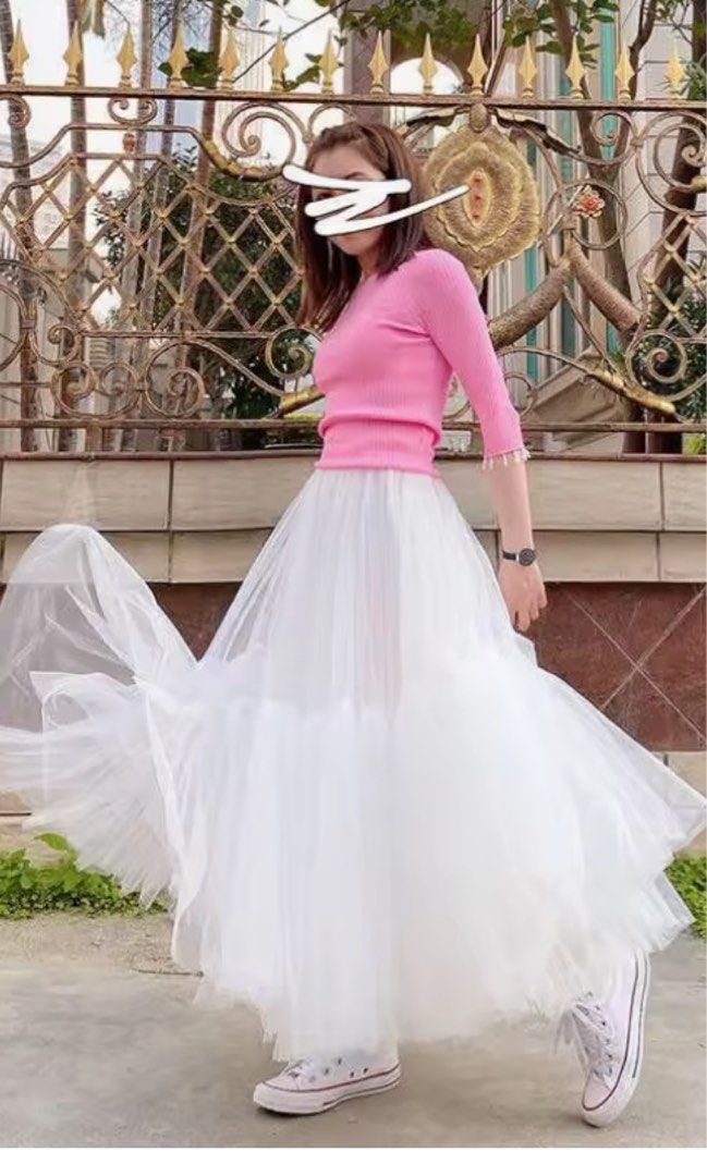 Tulle skirt outfit 90 top