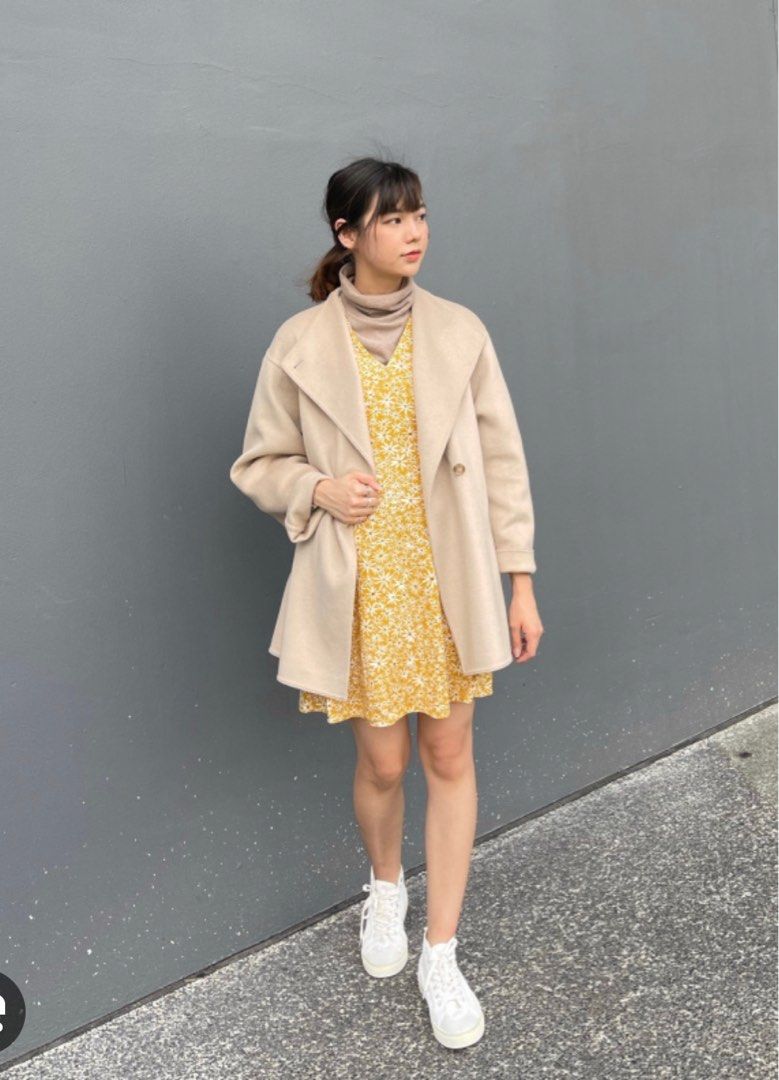 double face short coat