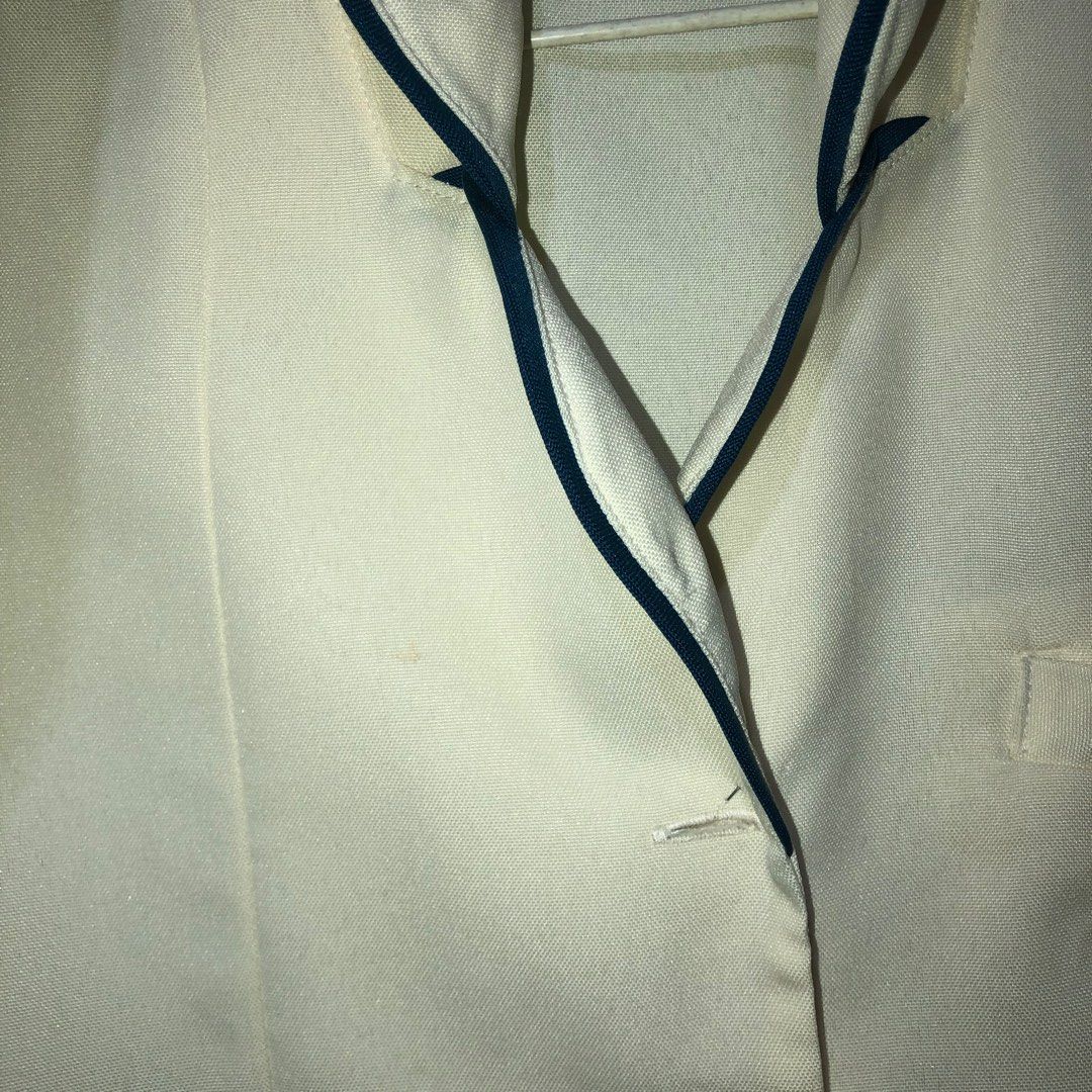 UST SHS UNIFORM (Category: Others Tops) located in Makati City. Submitted by theminimami (Listing ID 1261146677, Image 3). Description: please see photos for flaws may small stain pero d nmn obvious good condition MEDIUM MOP gcash .