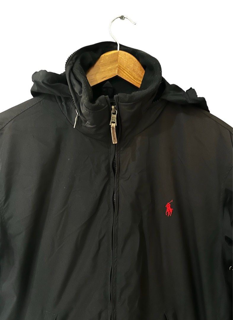 Polo windbreaker black clearance