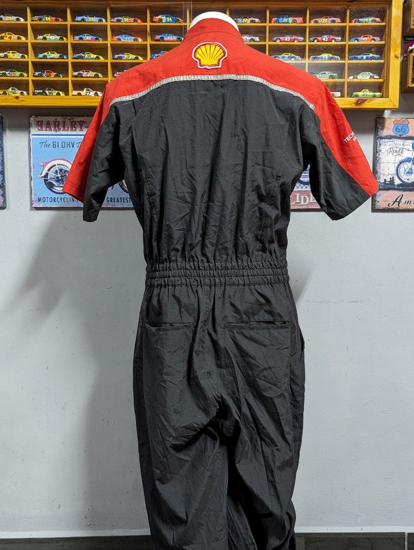 Vintage NOS SHELL SCUDERIA FERRARI Overall Jumpsuit