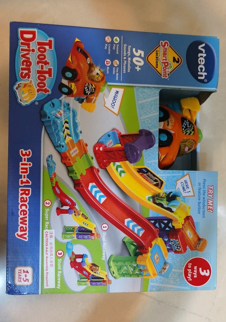 Vtech 3 in 1 raceway carousell