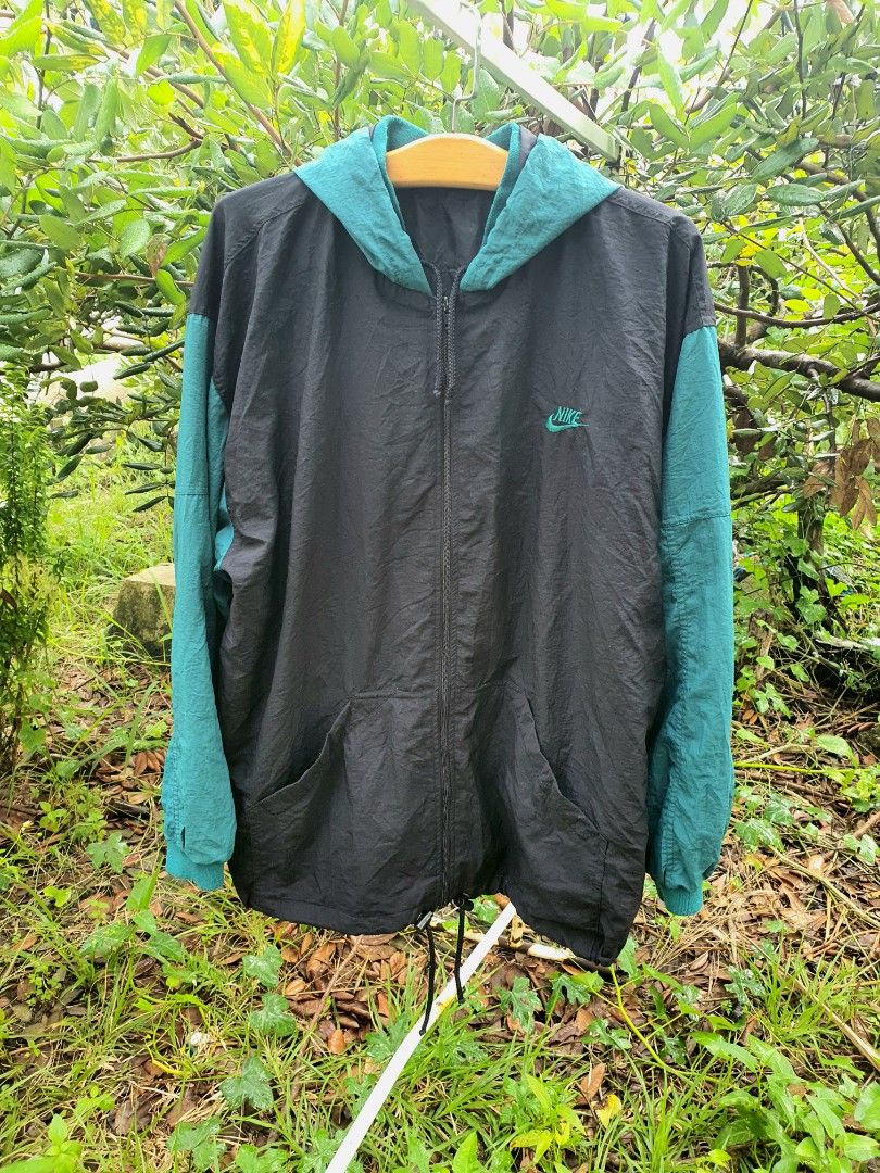 Vtg 90s NIKE Just do it Hooded Winbreaker Men s Fashion