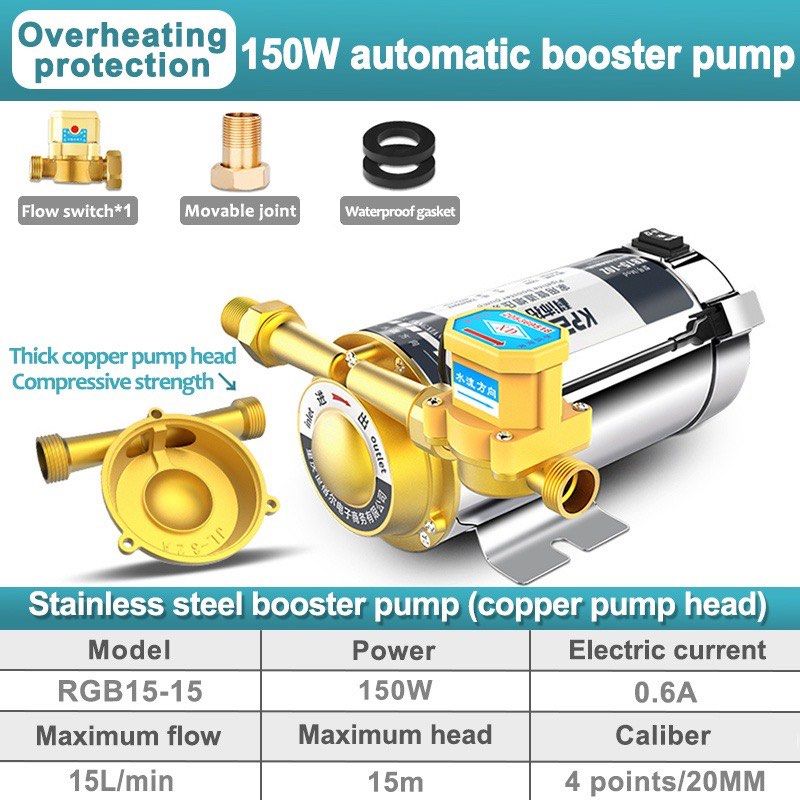 Water booster pump 150W (Category: Bathroom & Kitchen Fixtures) located in Bulacan. Submitted by itslouisem (Listing ID 1261120667, Image 1). Description: .