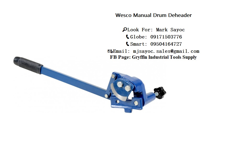 Wesco Manual Drum Deheader, Commercial & Industrial, Industrial