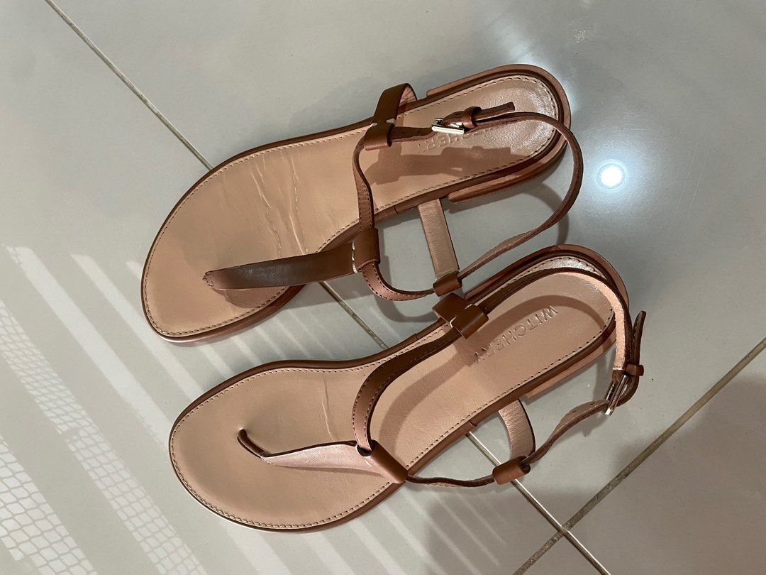 Witchery leather strap sandals