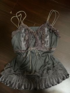 Y2k fairycore tiered cami top