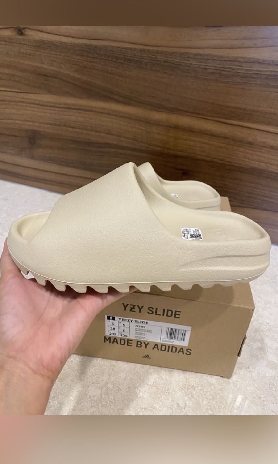 Yeezy slides bone size 5 top