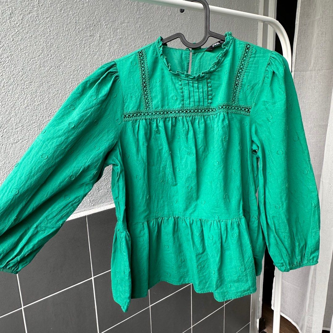 Zara peasant top top