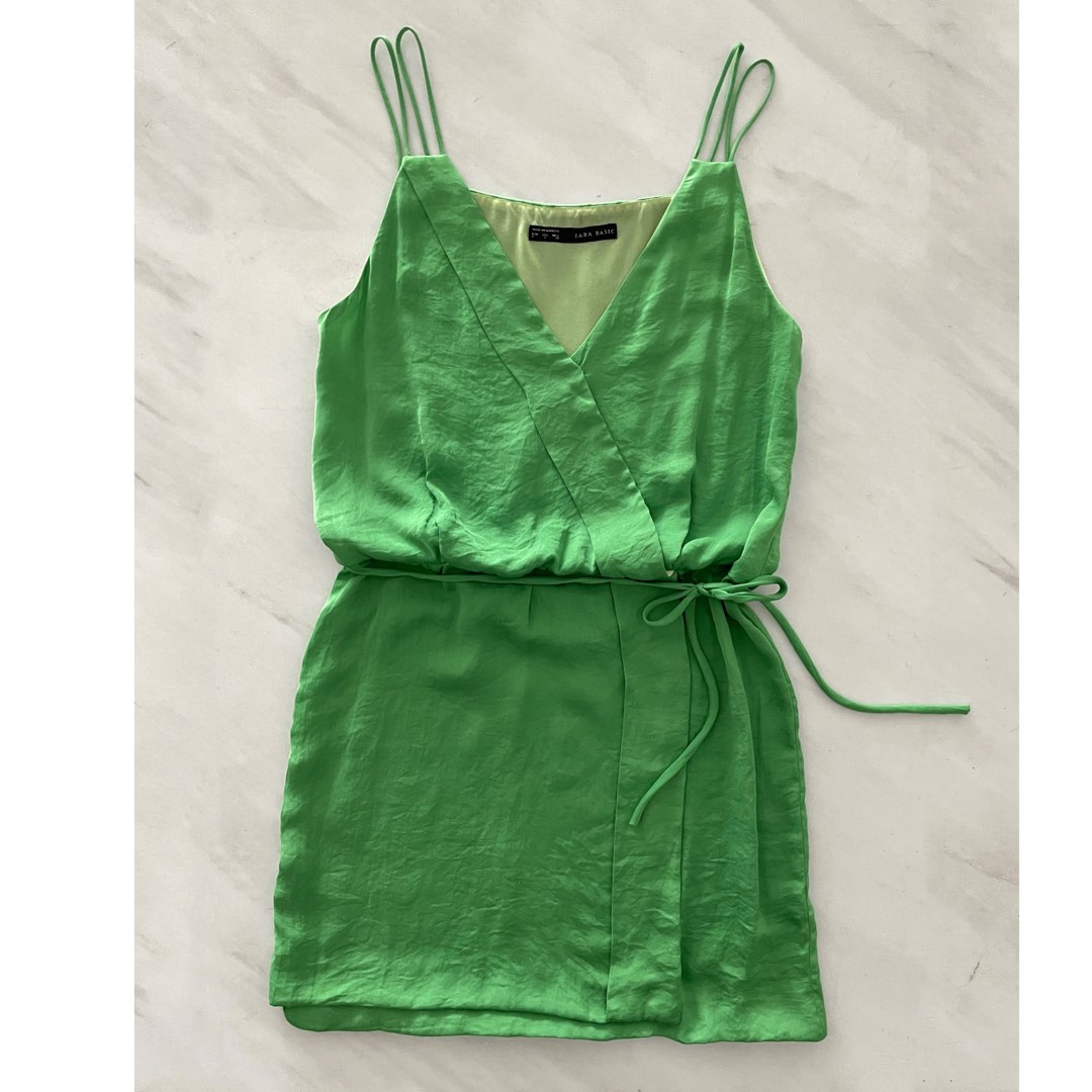 Zara Creased Effect Dress
