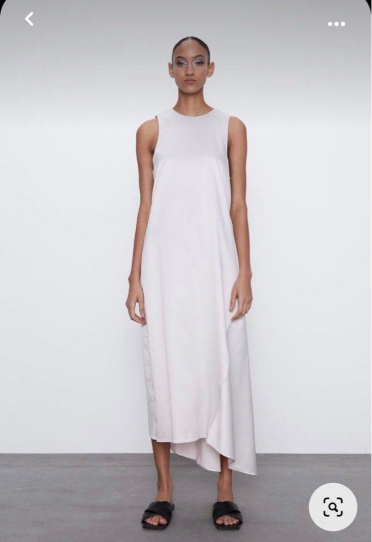 Zara Satin Maxi dress (Category: Dresses) located in Tanay. Submitted by __muted (Listing ID 1261097639, Image 1). Description: Worn once then stored. Satin Fabric .