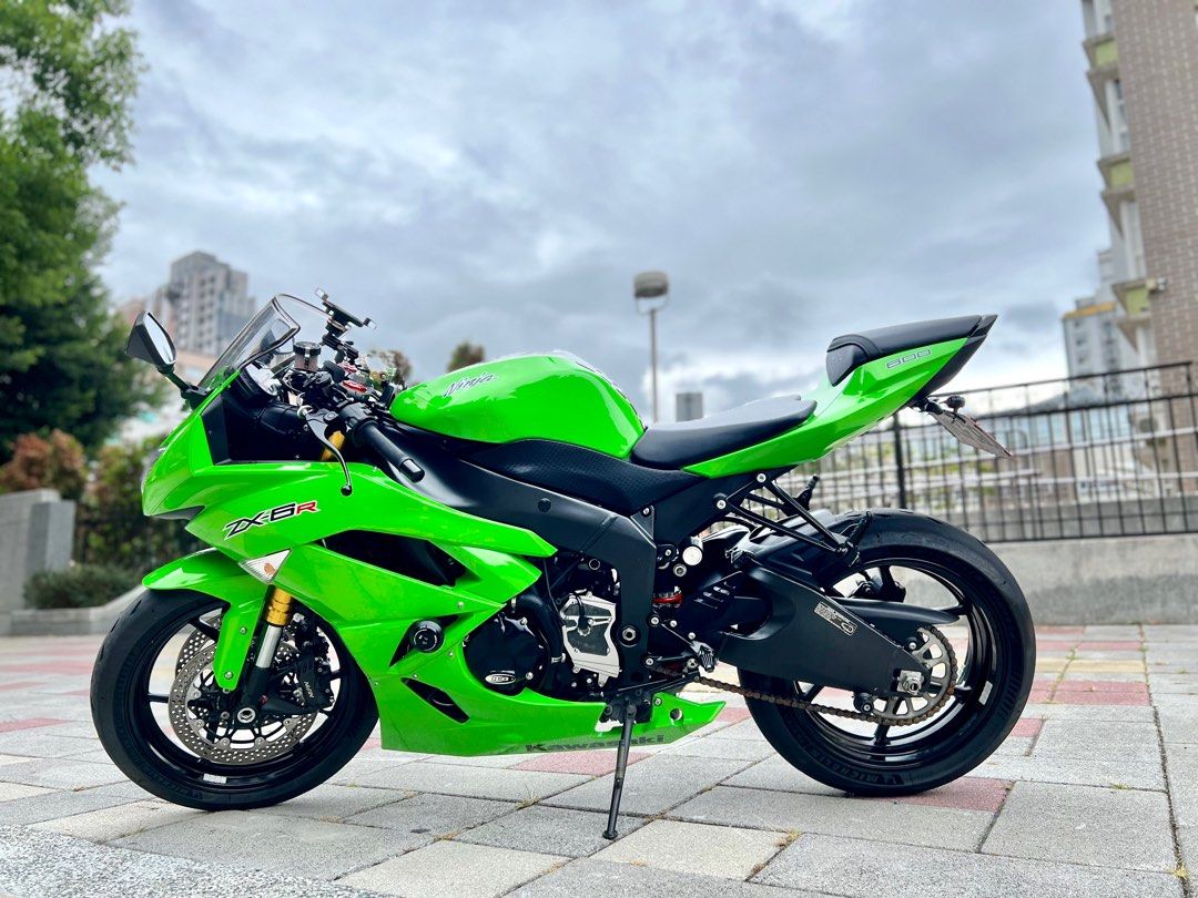 2017年Kawasaki ZX6R 599 低里程原廠殼經典跑車值得擁有, 機車, 重機在