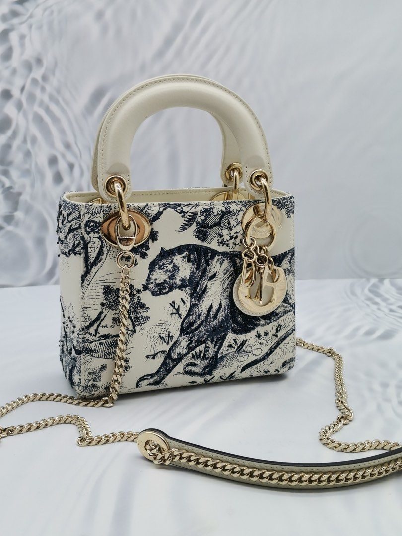 Mini lady dior toile de jouy bag price store