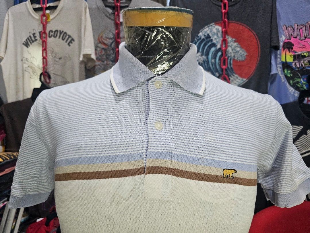 20.5 GOLDEN BEAR POLO TEE Men s Fashion Tops Sets Tshirts