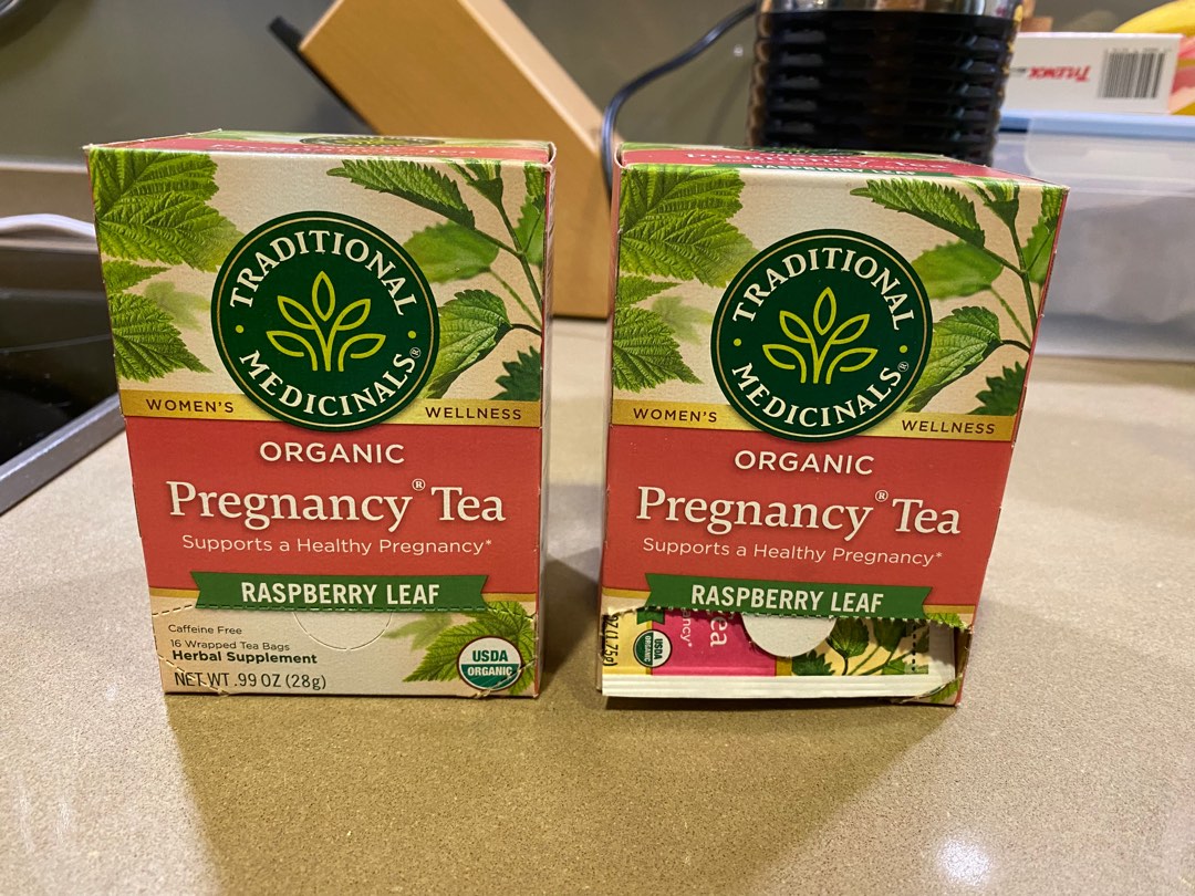 2 boxes of Raspberry Leaf Tea, Food & Drinks, Beverages on Carousell