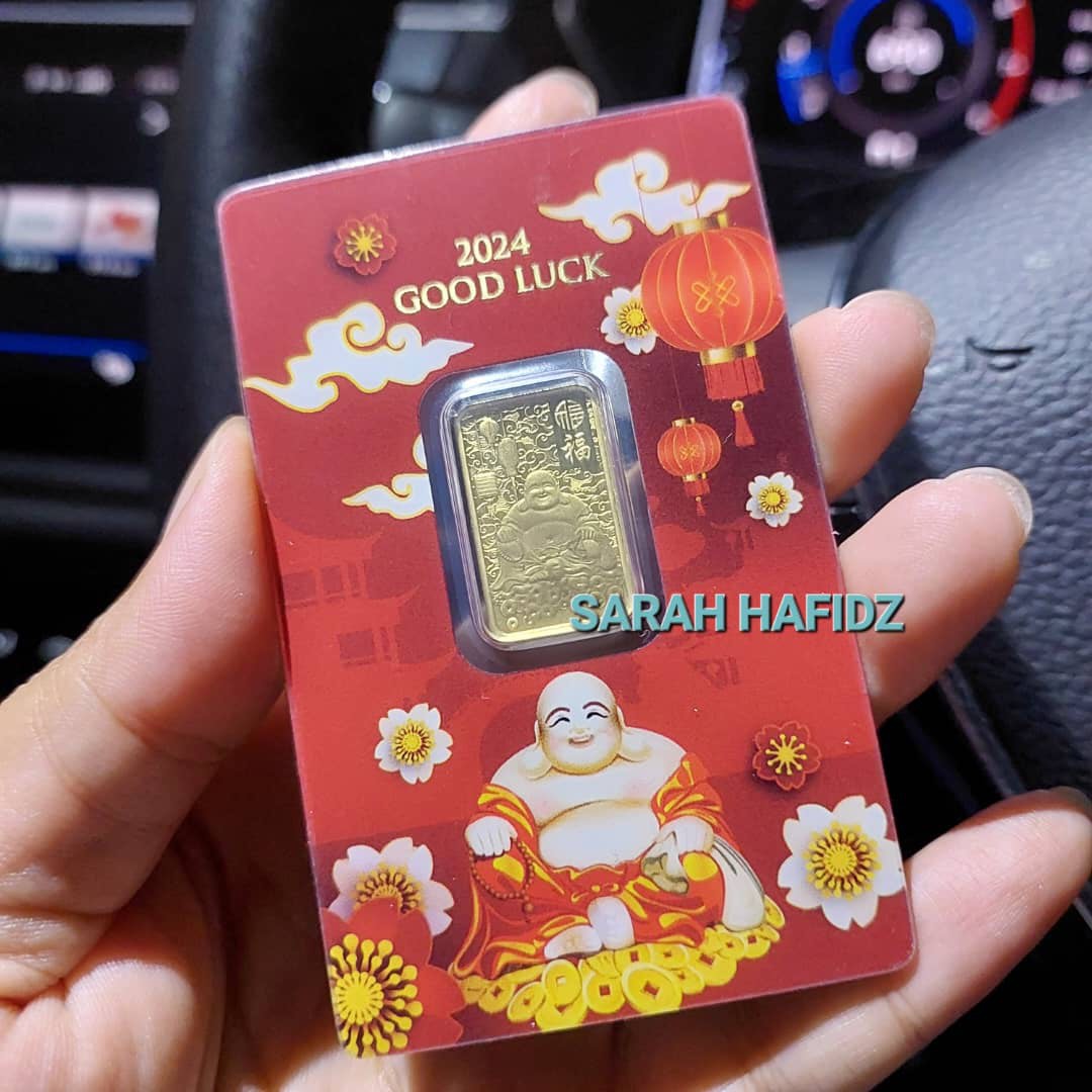 5g Pamp Good Luck 2024 Laughing Buddha, Hobbies & Toys, Collectibles & Memorabilia, Currency on