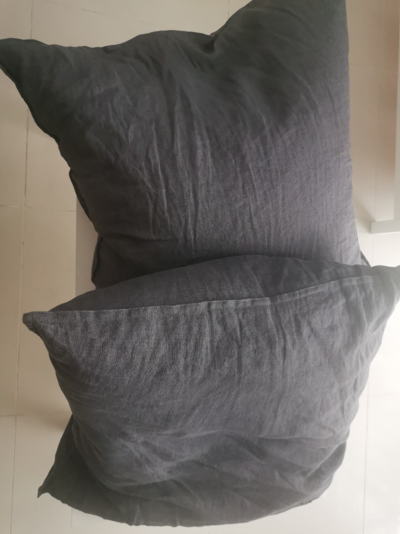 65cm cushions+covers IKEA, Furniture & Home Living, Home Decor