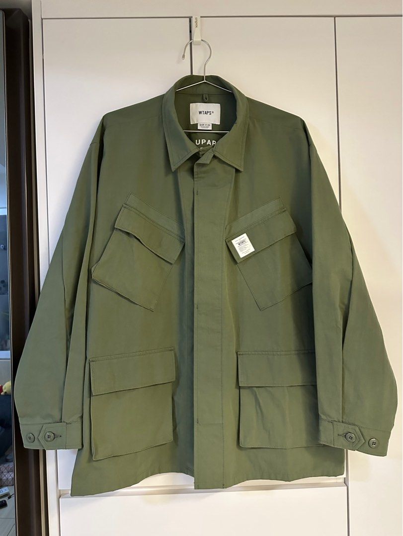 現貨“全新” WTAPS SS23 JUNGLE 02 / LS / NYCO. RIPSTOP OLIVE Size 03 