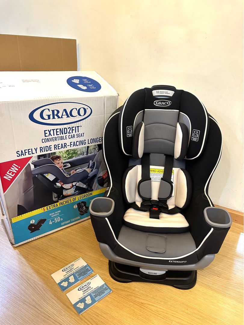 ???????? Graco Extend2Fit Convertible Car Seat with box| Ride Rear Facing Longer  with Extend2Fit Babies  Kids, Going Out, Car Seats on Carousell
