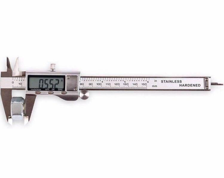 LOUISWARE Electronic Digital Vernier Caliper with Extra Large LCD Screen and 150mm 0 6