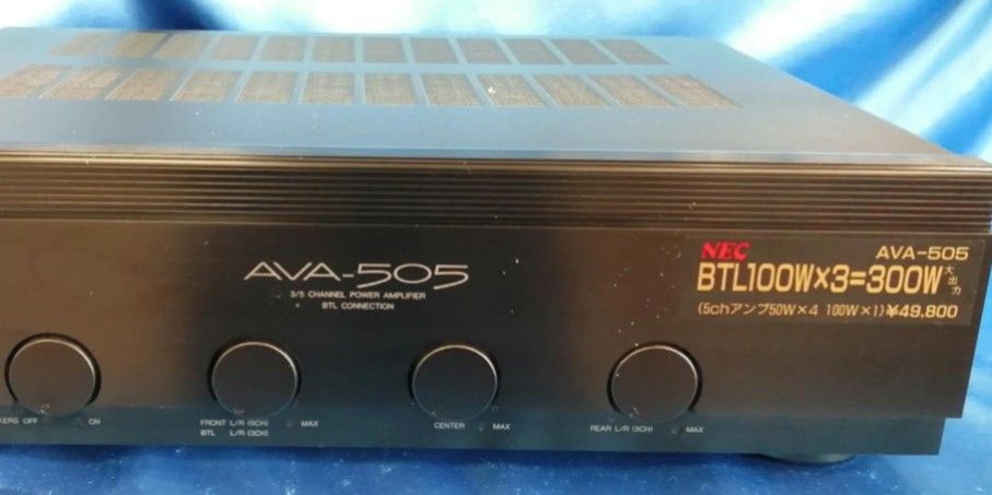 中古 NEC AVA-505 サラウンド パワーアンプ 3.1ch 5.1ch 經典日本NEC