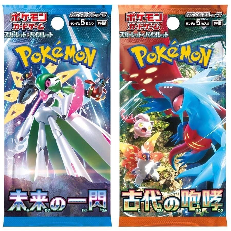 現貨ptcg pokemon card SV4K SV4M 日版日本版SV4 古代咆哮未來一閃原盒 