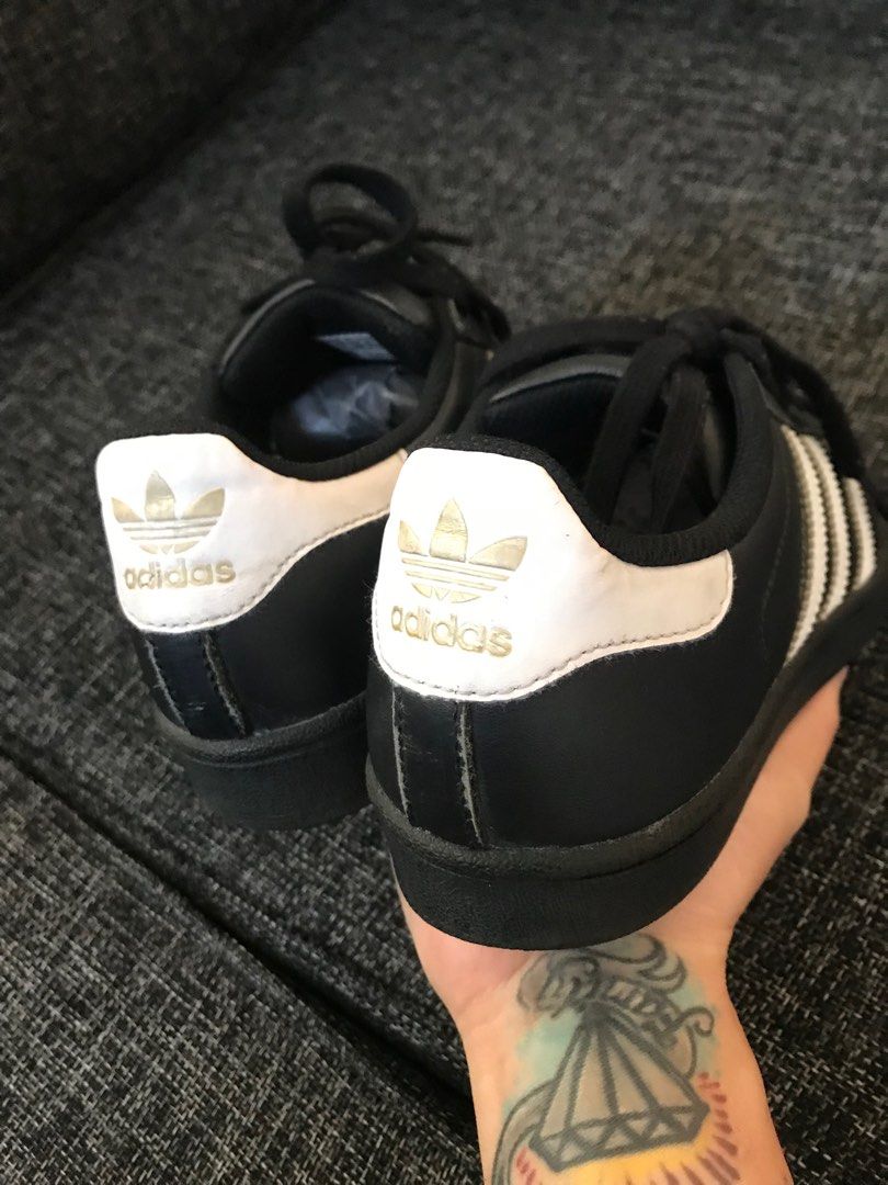 Adidas superstar black and white tumblr sales