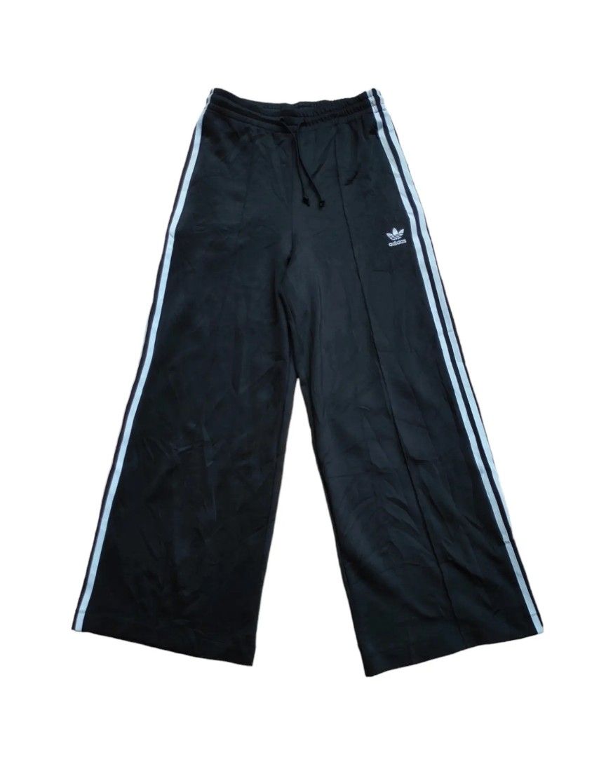Adidas Wide Leg Track Pants, Women's Fashion, Bottoms, Other Bottoms on  Carousell
