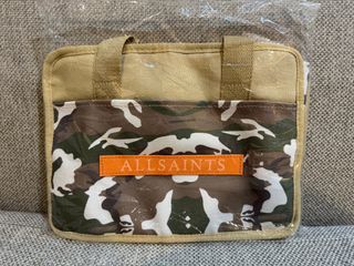 全新ALLSAINTS迷彩野餐提袋